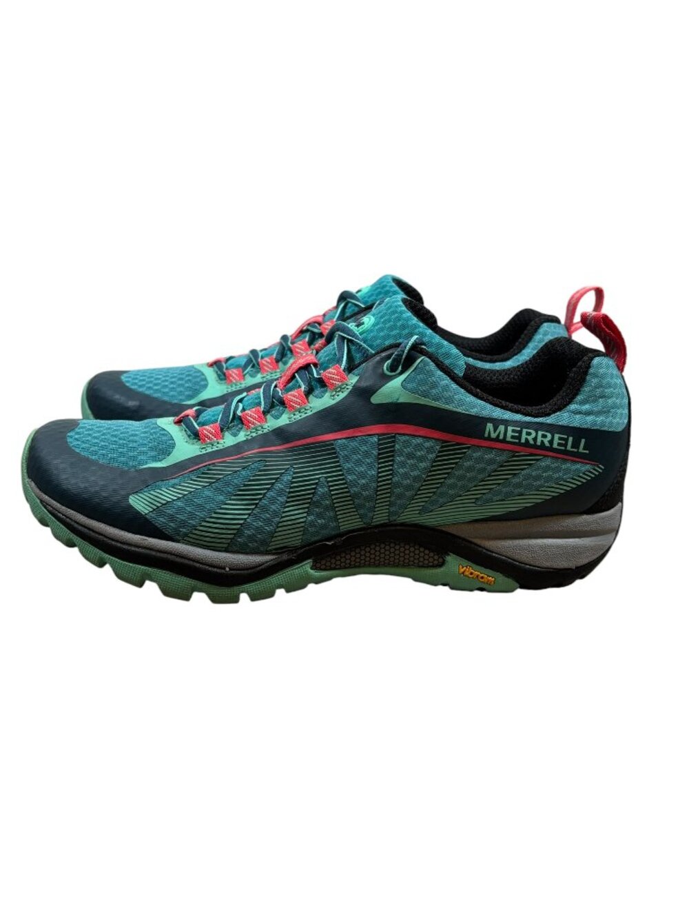 Merrell Siren Edge 3 Hiking Shoes Trail Running Sneakers Teal Blue